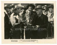 6t967 UNDER CALIFORNIA STARS 8x10.25 still '48 Roy Rogers with Jane Frazee & lots of cowboys!