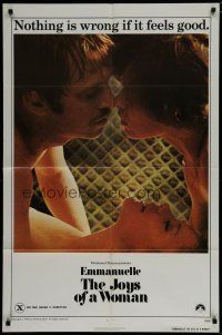 6w220 EMMANUELLE 2 THE JOYS OF A WOMAN 1sh '76 Sylvia Kristel, nothing is wrong if it feels good