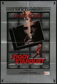 6w995 ZIGGY STARDUST & THE SPIDERS FROM MARS English 1sh '83 glam rock, David Bowie!