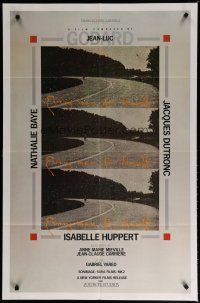 6w227 EVERY MAN FOR HIMSELF 1sh '80 Jean-Luc Godard's Sauve qui peut la vie, Isabelle Huppert!