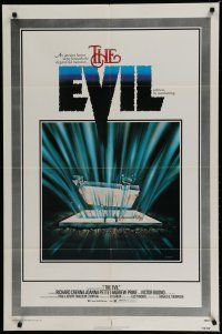6w228 EVIL 1sh '78 Richard Crenna, Joanna Pettet, Miller horror art!