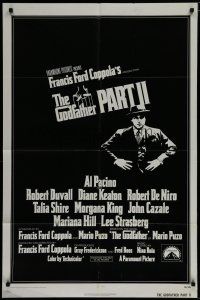 6w295 GODFATHER PART II int'l 1sh '74 Al Pacino in Francis Ford Coppola classic sequel!
