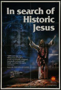 6w364 IN SEARCH OF HISTORIC JESUS 1sh '79 religious documentary, art of The Son of God!