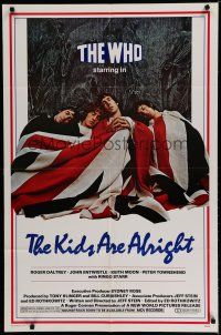 6w392 KIDS ARE ALRIGHT 1sh '79 Jeff Stein, Roger Daltrey, Peter Townshend, The Who, rock & roll!