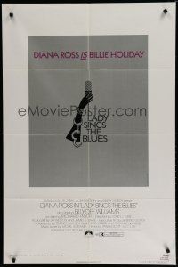 6w414 LADY SINGS THE BLUES 1sh '72 Diana Ross as Billie Holiday, Billy Dee Williams, Richard Pryor