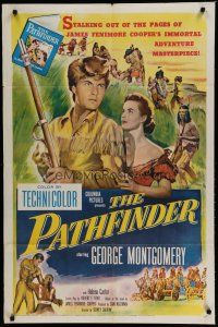 6w576 PATHFINDER 1sh '52 George Montgomery was the most dangerous marksman in all the West!