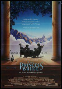 6w612 PRINCESS BRIDE 1sh '87 Rob Reiner fantasy classic as real as the feelings you feel!