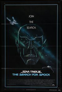 6w765 STAR TREK III 1sh '84 The Search for Spock, art of Nimoy by Huyssen & Huerta!