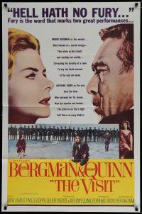 6w933 VISIT 1sh '64 Ingrid Bergman wants to kill her lover Anthony Quinn!