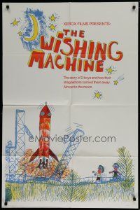 6w978 WISHING MACHINE 1sh '67 Josef Pinkava's Automat na Prani, sci-fi space fantasy!