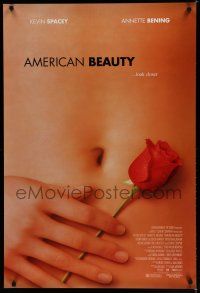 6x073 AMERICAN BEAUTY DS 1sh '99 Sam Mendes Academy Award winner, sexy close up image!