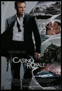 6x168 CASINO ROYALE Spanish/U.S. advance DS 1sh '06 Daniel Craig as James Bond & sexy Eva Green!