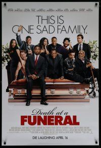6x225 DEATH AT A FUNERAL advance DS 1sh '10 James Marsden, Peter Dinklage, one sad family!