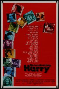 6x226 DECONSTRUCTING HARRY DS 1sh '97 Woody Allen, Toby Maguire, Robin Williams, Demi Moore!