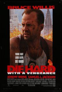 6x247 DIE HARD WITH A VENGEANCE style B int'l 1sh '95 Bruce Willis, Jeremy Irons, Samuel L. Jackson