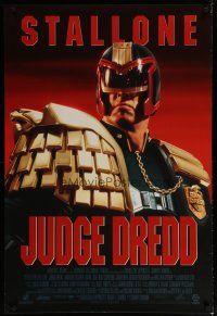 6x444 JUDGE DREDD English 1sh '95 in the future, Sylverster Stallone is the law, great image!