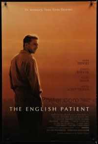 6x274 ENGLISH PATIENT 1sh '96 Ralph Fiennes, Best Picture winner, by Anthony Minghella!