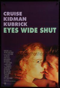6x282 EYES WIDE SHUT 1sh '99 Stanley Kubrick, romantic c/u of Tom Cruise & Nicole Kidman!