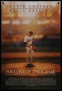 6x314 FOR LOVE OF THE GAME int'l DS 1sh '99 Sam Raimi, image of baseball pitcher Kevin Costner!