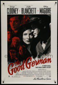6x352 GOOD GERMAN advance DS 1sh '06 Steven Soderbergh directed, Clooney & pretty Cate Blanchett!
