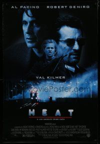 6x393 HEAT 1sh '95 Al Pacino, Robert De Niro, Val Kilmer, Michael Mann directed!