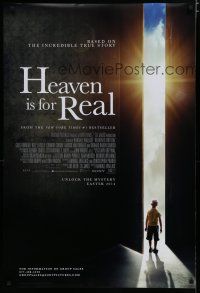 6x394 HEAVEN IS FOR REAL advance DS 1sh '14 Greg Kinnear, based on the incredible true story!