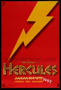 6x398 HERCULES red style advance DS 1sh '97 Walt Disney Ancient Greece fantasy cartoon!