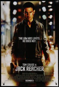 6x429 JACK REACHER advance DS 1sh '12 great image of Tom Cruise, he has no limits!