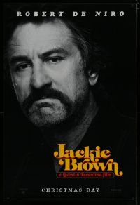 6x433 JACKIE BROWN teaser 1sh '97 Quentin Tarantino, cool close-up of Robert De Niro!