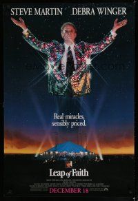 6x475 LEAP OF FAITH advance 1sh '92 religious Steve Martin, are you ready for a miracle!