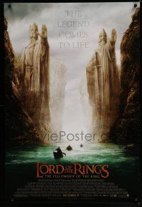 6x509 LORD OF THE RINGS: THE FELLOWSHIP OF THE RING advance DS 1sh '01 J.R.R. Tolkien, Argonath!