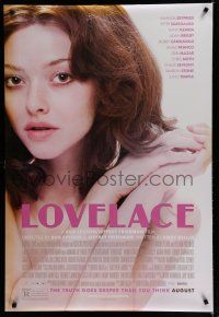 6x520 LOVELACE advance DS 1sh '13 pretty Amanda Seyfried in title role as Linda Lovelace!