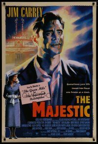 6x526 MAJESTIC int'l 1sh '01 great art of Jim Carrey, directed by Frank Darabont!