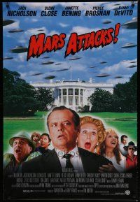 6x538 MARS ATTACKS! 1sh '96 directed by Tim Burton, Jack Nicholson, Glenn Close, Brosnan!