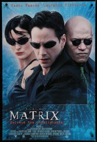 6x545 MATRIX int'l 1sh '99 Keanu Reeves, Carrie-Anne Moss, Fishburne, Wachowski's classic!