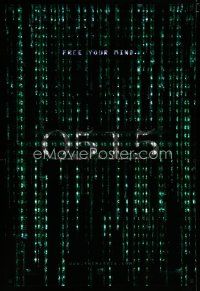 6x547 MATRIX RELOADED 05.15 style holofoil 1sh '03 Keanu Reeves, Wachowski Brothers sequel!
