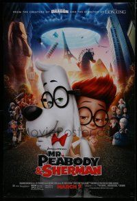 6x567 MR. PEABODY & SHERMAN style B advance DS 1sh '14 CGI fantasy family comedy!