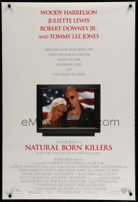 6x587 NATURAL BORN KILLERS 1sh '94 Oliver Stone, Woody Harrelson & Juliette Lewis!