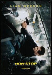 6x598 NON-STOP teaser DS 1sh '14 the hijacking was just the beginning, Liam Neeson!