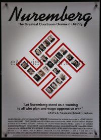 6x601 NUREMBERG 1sh R09 World War II crimes documentary, most historic courtroom drama!