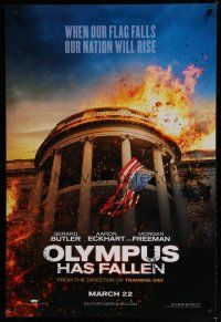 6x611 OLYMPUS HAS FALLEN teaser DS 1sh '13 when our flag falls our nation will rise!