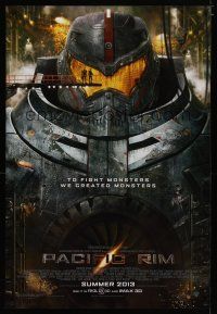 6x621 PACIFIC RIM Summer advance DS 1sh '13 del Toro, to fight monsters we created monsters!