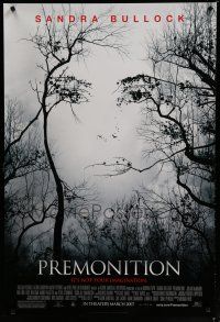 6x648 PREMONITION advance DS 1sh '07 Sandra Bullock, Julian McMahon, cool woman in tree design!