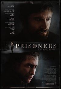 6x653 PRISONERS advance DS 1sh '13 image of Hugh Jackman & Jake Gyllenhaal!