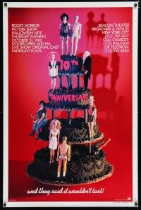 6x686 ROCKY HORROR PICTURE SHOW teaser 1sh R85 classic, cool Barbie Dolls on cake image!