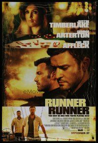 6x692 RUNNER RUNNER style A DS 1sh '13 Justin Timberlake, Gemma Arterton, Ben Affleck!