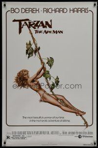 6x780 TARZAN THE APE MAN 1sh '81 directed by John Derek, art of sexy Bo Derek by Michaelson!