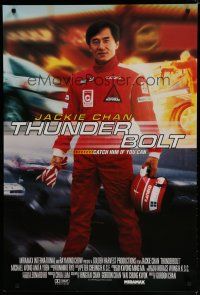 6x794 THUNDERBOLT int'l 1sh '95 great image of Jackie Chan in racing suit!
