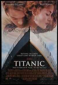 6x795 TITANIC revised style A int'l DS 1sh '97 DiCaprio, Kate Winslet, with Gloria Stuart credited!