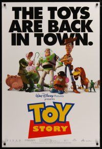 6x804 TOY STORY DS 1sh '95 Disney & Pixar cartoon, great image of Buzz, Woody, the toys are back!